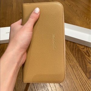 AIMÉ LEON DORE TAN LEATHER WALLET BRAND NEW W BOX